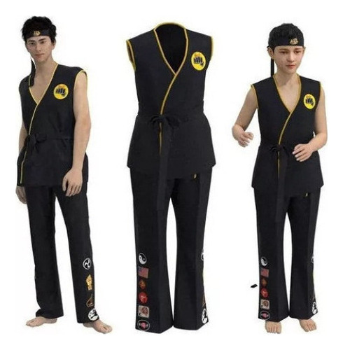 Kai Cobra Kai Carl Kickboxing Karate Cosplay Set