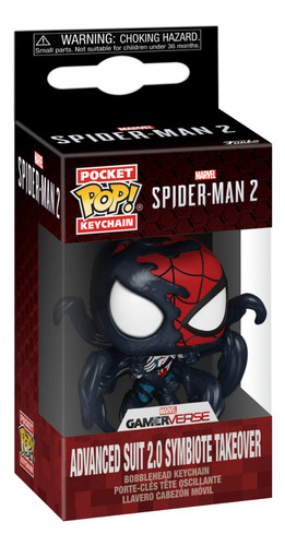 Funko Pop! Chaveiro Keychain Advanced Suit Symbiot Takeover