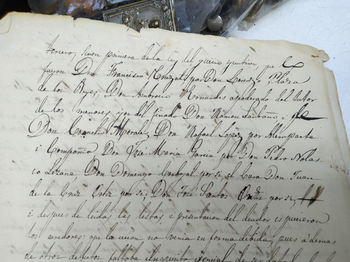 Documentos Antiguo 1845 L (Usado)