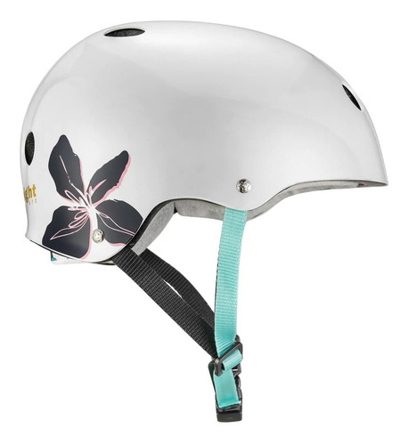 Casco Cerificado Triple Eight Floral Pearl Skate Roller Bmx