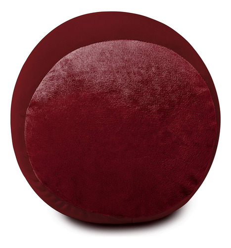 Almohada Corporal De Microperlas Granate 119 X 18 Cm