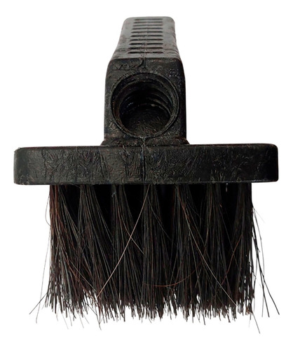 Cepillo De Cerdas Naturales Para Picar Pintura Negro