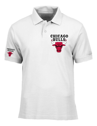 Camisa Tipo Polo Chicago Bulls