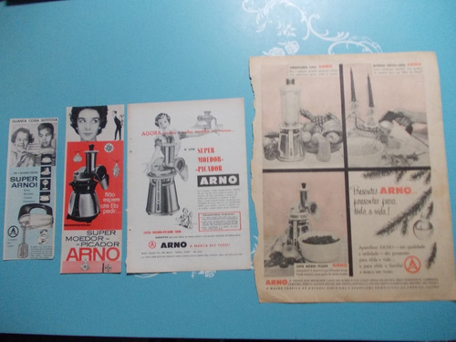 Propaganda Vintage - Arno (kit De 4) Aparelhos...moedor. Bat
