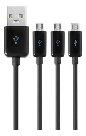 Herfair Cable Divisor Micro Usb - Cable De Carga Micro Usb 3