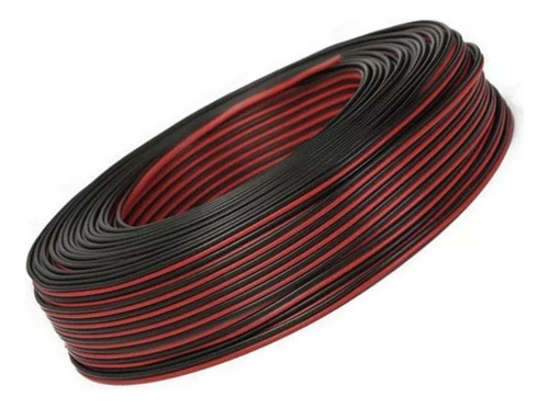 Cable Electrónica Rojo Negro Rollo Completo 50 Metros