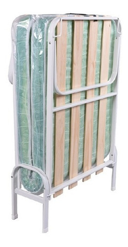 Imagen 3 de 8 de Cama Plegable Catre 1.85 X 0.65 Con Colchon Descansar