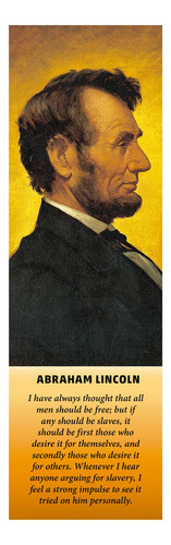 Marcapágina Abraham Lincoln, De Lincoln, Abraham. Editorial Pomegranate, Tapa Blanda, Edición 1 En Español, 2020