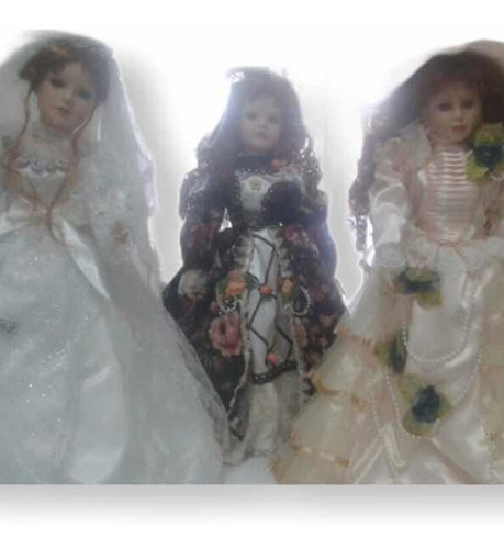Imagen 3 de 9 de Muñeca De Porcelana 45cm