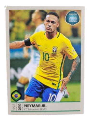 Figurita Neymar Jr. Road To Russia 2018 Neymar Jr Neymar