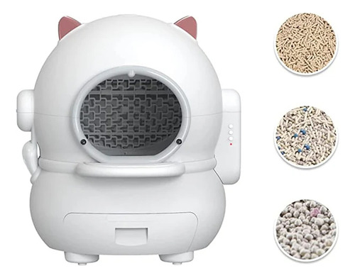 Caja De Arena Moderna Para Gatos Autolimpiante Extra Grande