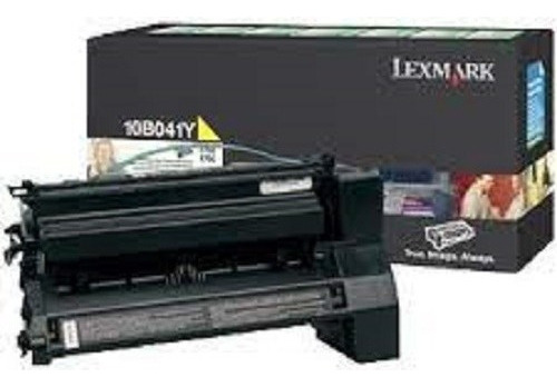 Toner Lexmark 10b041y Amarillo Original X