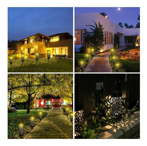 L Luces Solares Led Luces Navideñas Al Aire Libre 6pcs