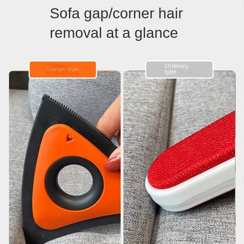Eliminador De Pelo De Mascotas, Removedor De Pelo De Perrito Color Naranja Claro