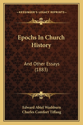 Libro Epochs In Church History: And Other Essays (1883) -...