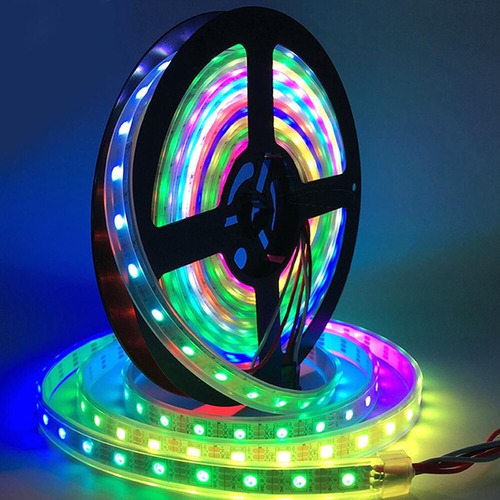 Imagem 6 de 6 de Fita Led Digital Ws2811 12v 300 Leds Ip67 5m Alto Brilho