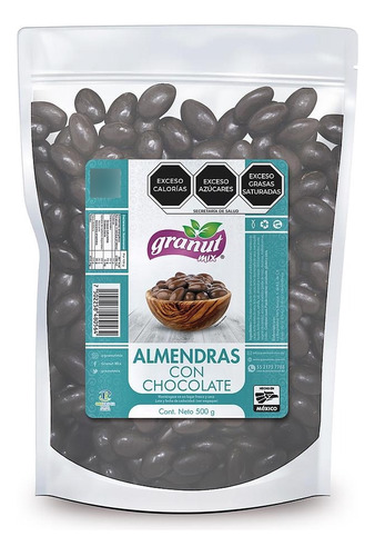 Almendra Con Chocolate 500g Granut Mix