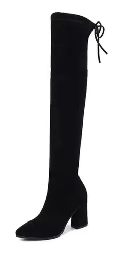 Botas bucaneras negras sin taco sale