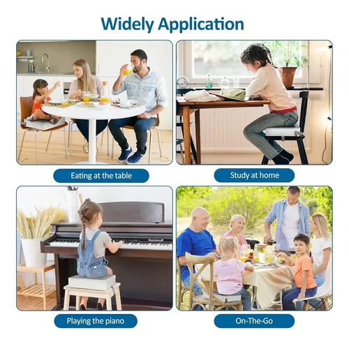 Silla Elevadora Para Comedor Para Niños Con Respaldo