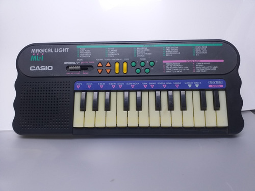 Casio Ml-1 Mini Teclado Mágic Light 90's Funcionando!!!! 