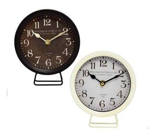Imagen 1 de 1 de Reloj De Mesa 18cm