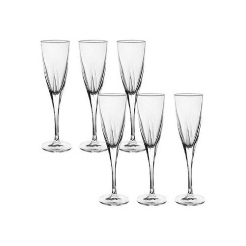 Set Copas Champagne X 6 Vidrio Rcr 170ml