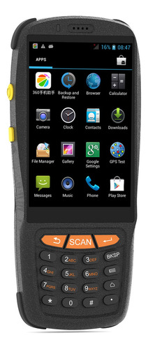 Escáner Pda De Android 1d/2d/qr 4g De La Posición Del Bt De