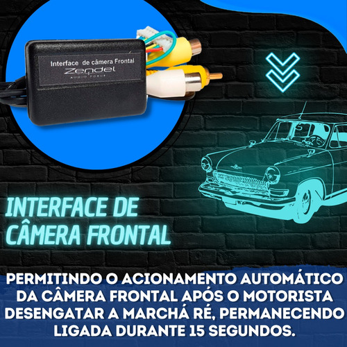 Central Multimídia Mp5 Completa Camera De Ré E Frontal 2 Usb