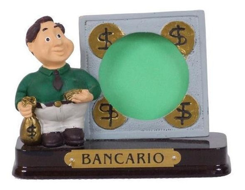 Miniatura Profissional Bancário De Resina 8cm Meerchi