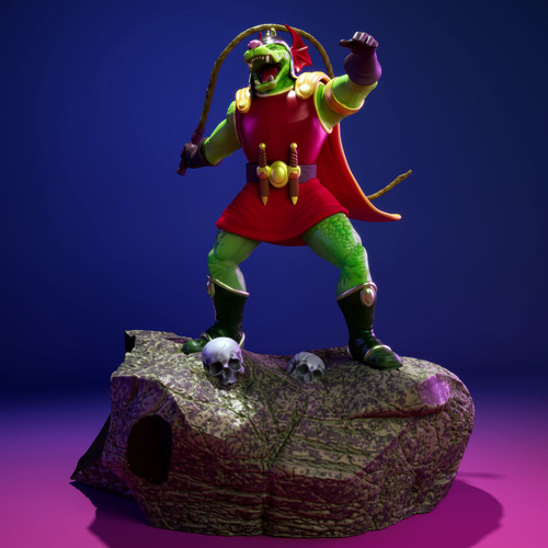 Figuras 3d El Amo Del Calabozo Uni Venger Sombra Ork Tiamat
