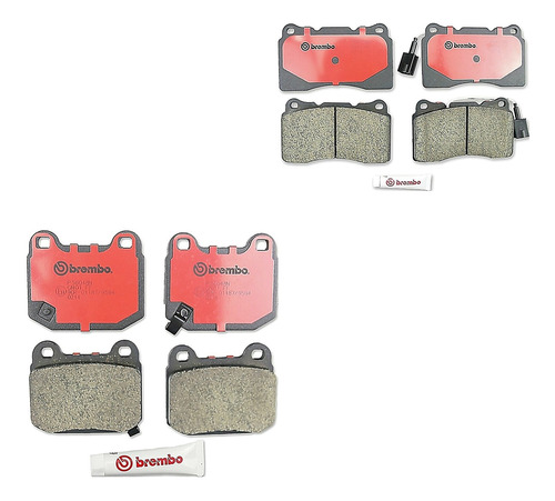 Jgo Balatas (bajos Metales) Tras+del Lancer 03/06 Brembo