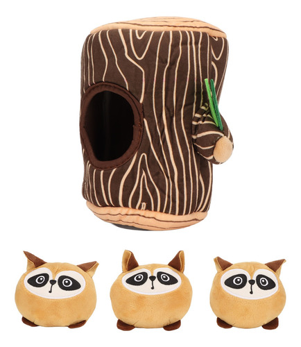 Juguete Para Perros Squeaky Hide Seek Y Forma De Árbol De Pe