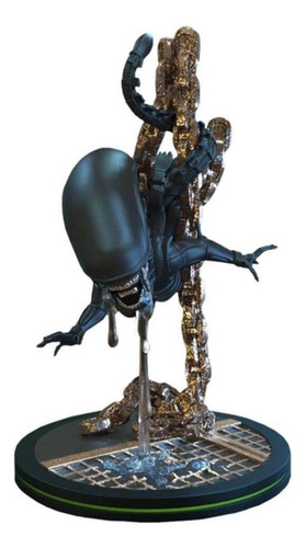 Figura De Quantum Mechanix Alien Xenomorph Q-fig Colgando