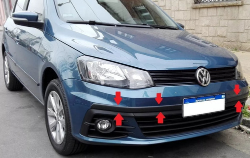 Vw Gol Trend 16/19 Protectores Paragolpes + Baguetas Puertas