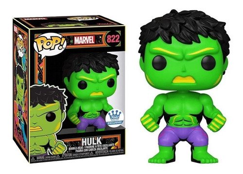 Funko Pop! Marvel - Hulk Black Light #822