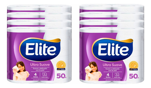 Papel Higiénico Elite Ultra Dh 50 Mt X32 Rollos Envío Gratis