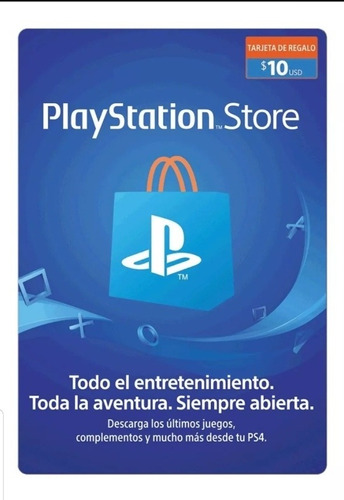 Tarjeta Playstation Network 10 Usd Psn Card Store Para Méxic