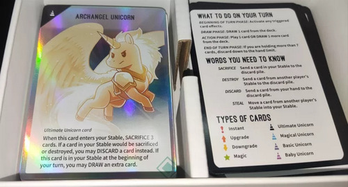 Juego De Mesa De Cartas Unstable Unicorns Control & Chaos Ks (Usado)