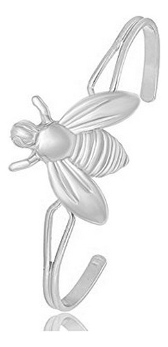 Brazalete - Adjustable Bee Queen Bee Cuff Bangle Bracelet In
