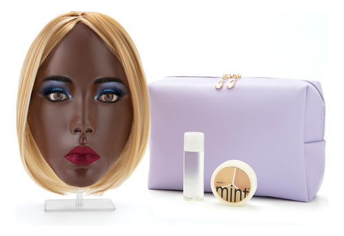 Glinexa Kit De Practica De Maquillaje 5d, Maniqui De Maquill