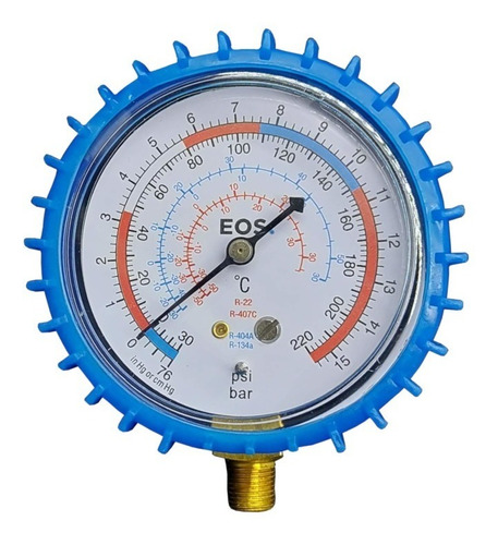 Manômetro Baixa R22 R134a R404a Eos