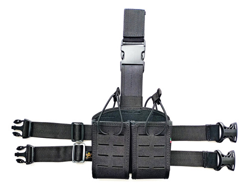 Funda Tipo Piernera Con Dos Porta Cargadores Para Ar15