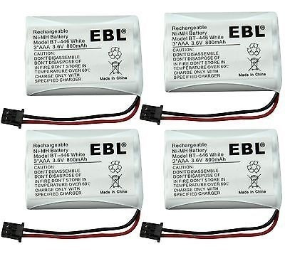 4 X Batería Teléfono Inalámbrico De Uniden Bt-446 Bt446 Er-p