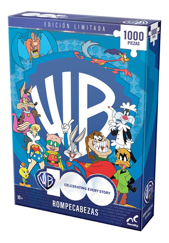 Wb Warner Brothers 100 Story Rompecabezas 1000 Pz Novelty