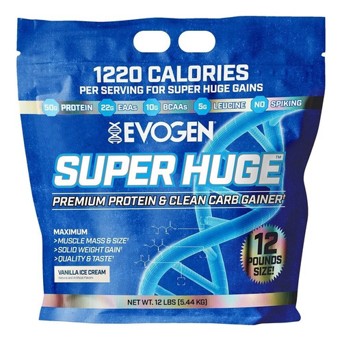 Proteina Ganador Evogen Super Huge Bcaa Eaas 12 Libras Sabor Cookies And Cream