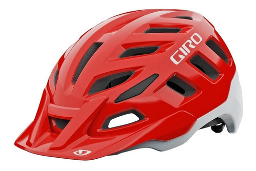 Capacete Ciclismo Giro Radix Mtb Enduro P M G Gg - Cores Cor Vermelho Tamanho M 55-59CM