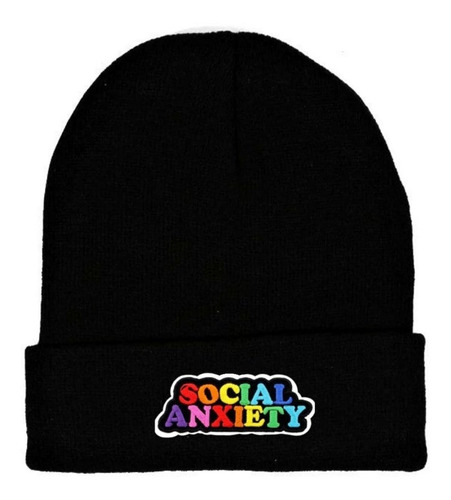 Gorros De Hilo Tipo Beanie De Social Anxiety B218 Sfg J