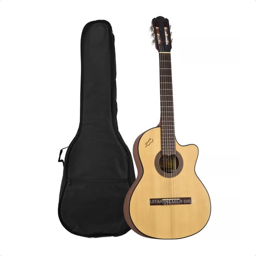 Guitarra Criolla Clasica Gracia Aa C Corte Tapa Maciza Funda