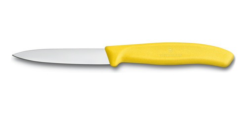 Cuchillo Mondador Swiss Classic Color Amarillo. Hoja 8 Cm.