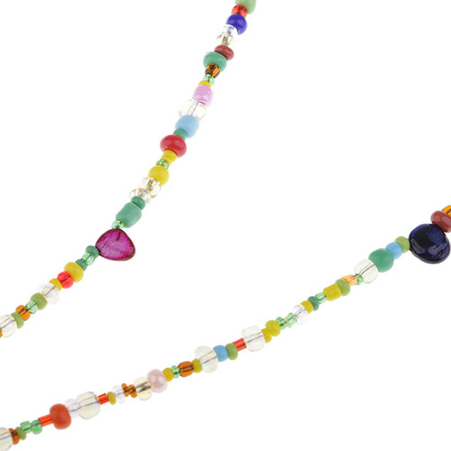 2x Sostenedor Collar Correa De Cadena Colorida Del Cordón